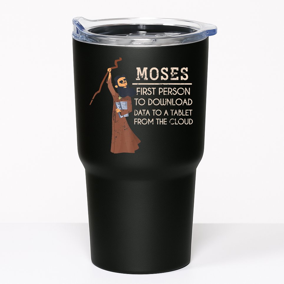 Faith Moses Bible Verse Funny Christian Prayer Tumbler
