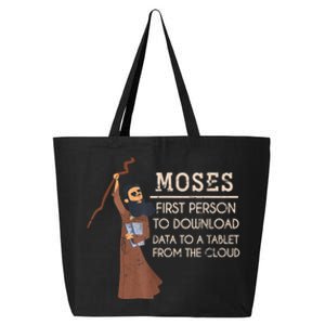 Faith Moses Bible Verse Funny Christian Prayer 25L Jumbo Tote