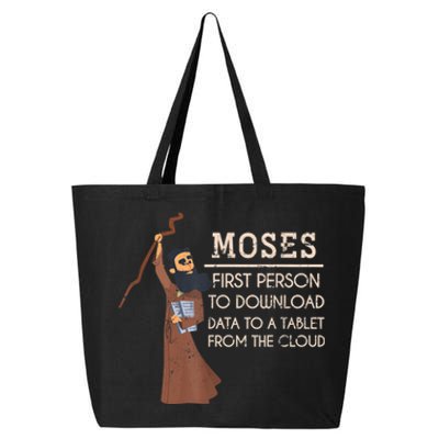 Faith Moses Bible Verse Funny Christian Prayer 25L Jumbo Tote