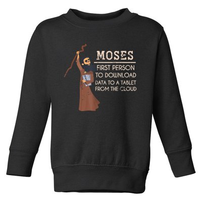 Faith Moses Bible Verse Funny Christian Prayer Toddler Sweatshirt