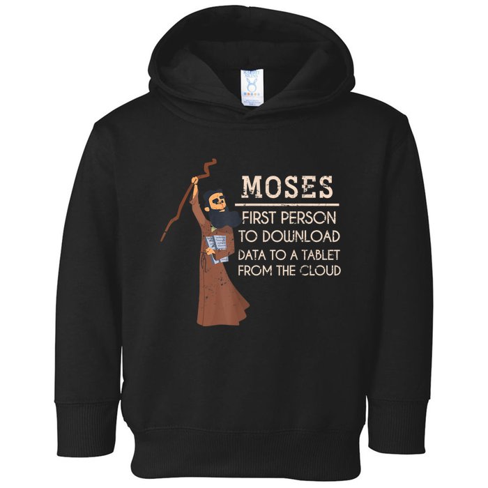 Faith Moses Bible Verse Funny Christian Prayer Toddler Hoodie