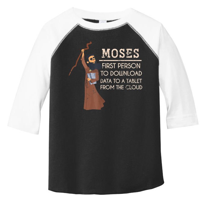 Faith Moses Bible Verse Funny Christian Prayer Toddler Fine Jersey T-Shirt