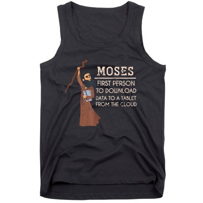 Faith Moses Bible Verse Funny Christian Prayer Tank Top