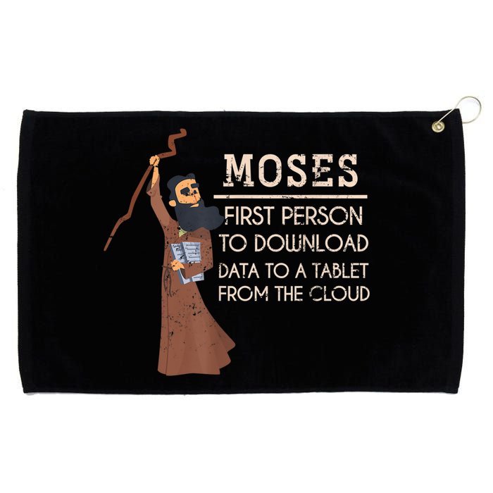 Faith Moses Bible Verse Funny Christian Prayer Grommeted Golf Towel