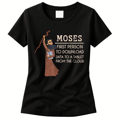 Faith Moses Bible Verse Funny Christian Prayer Women's T-Shirt