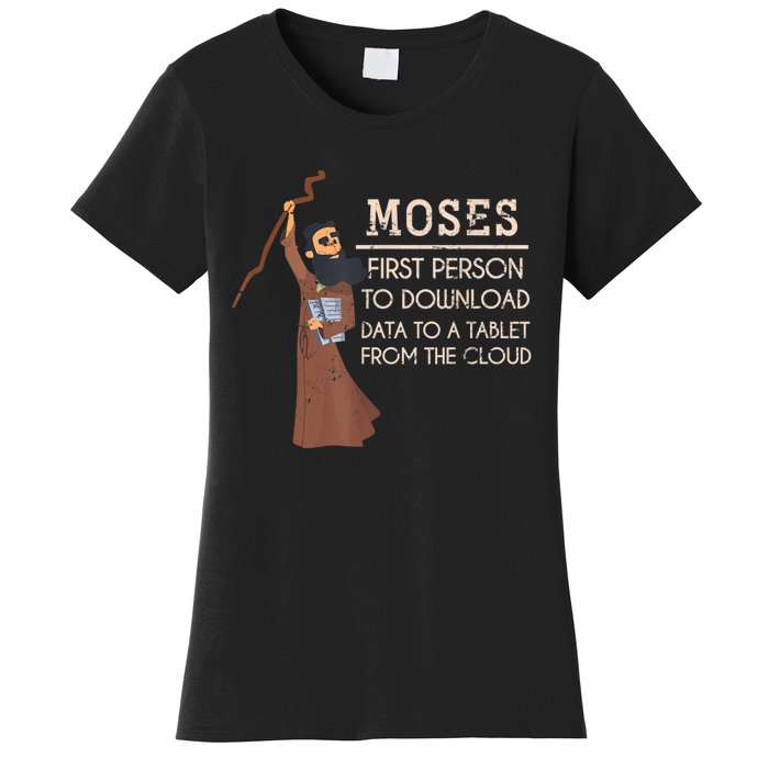 Faith Moses Bible Verse Funny Christian Prayer Women's T-Shirt