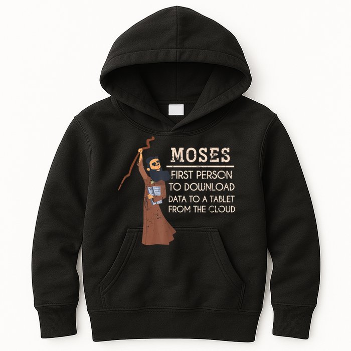 Faith Moses Bible Verse Funny Christian Prayer Kids Hoodie