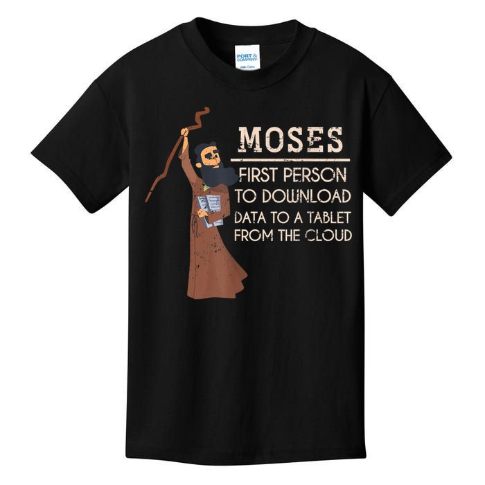 Faith Moses Bible Verse Funny Christian Prayer Kids T-Shirt