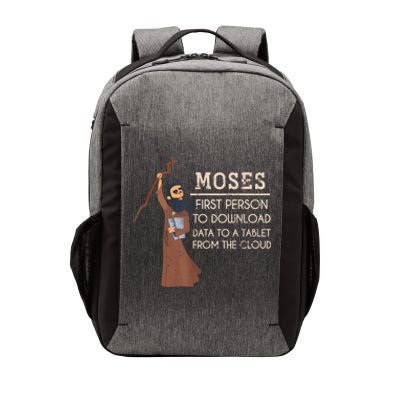 Faith Moses Bible Verse Funny Christian Prayer Vector Backpack