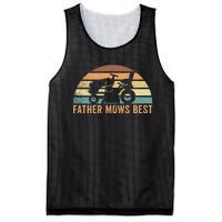 Father Mows Best Lawn Care Dad Mowing Gardener FatherS Day Mesh Reversible Basketball Jersey Tank