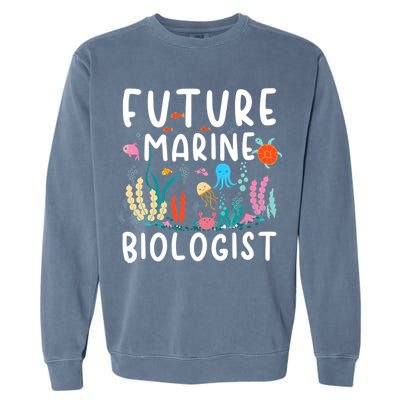 Future Marine Biologist Cute Costume Child Adult Garment-Dyed Sweatshirt
