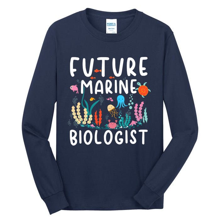 Future Marine Biologist Cute Costume Child Adult Tall Long Sleeve T-Shirt