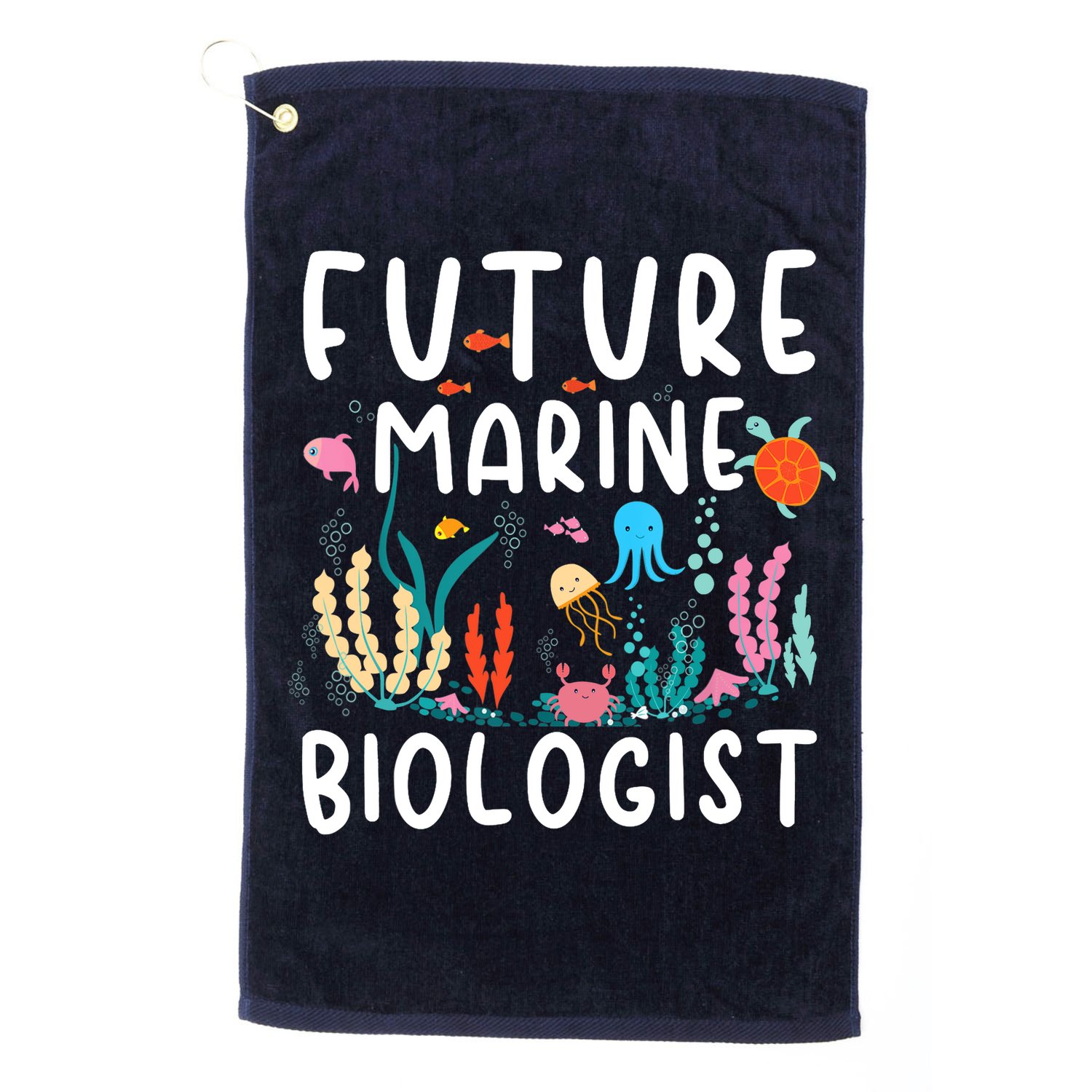 Future Marine Biologist Cute Costume Child Adult Golf Towel