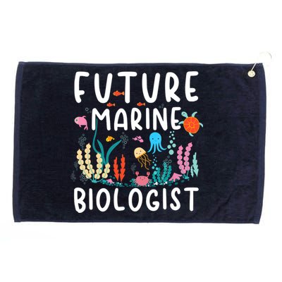 Future Marine Biologist Cute Costume Child Adult Grommeted Golf Towel
