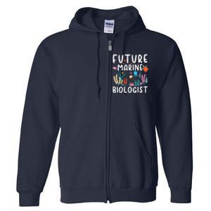 Future Marine Biologist Cute Costume Child Adult Full Zip Hoodie