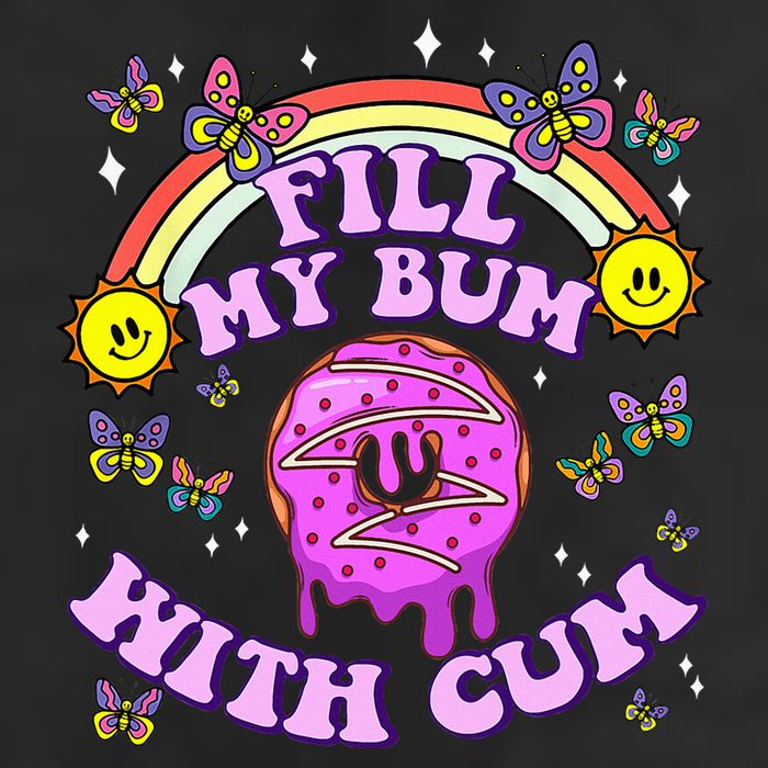 Fill My Bum With Cum Funny Donut Embarrassing Large Microfiber Waffle Golf Towel