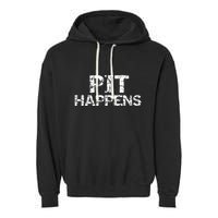 Funny Marching Band Percussion Pit Quote For Pit Happens Garment-Dyed Fleece Hoodie