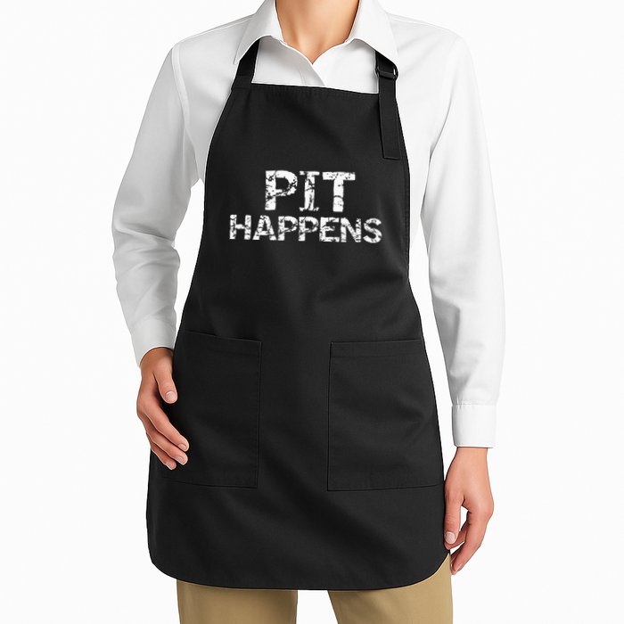 Funny Marching Band Percussion Pit Quote For Pit Happens Apron