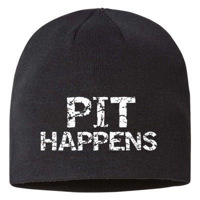 Funny Marching Band Percussion Pit Quote For Pit Happens Sustainable Beanie