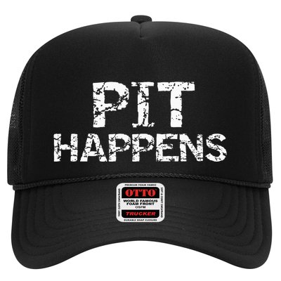 Funny Marching Band Percussion Pit Quote For Pit Happens Trucker Hat