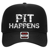 Funny Marching Band Percussion Pit Quote For Pit Happens Hat