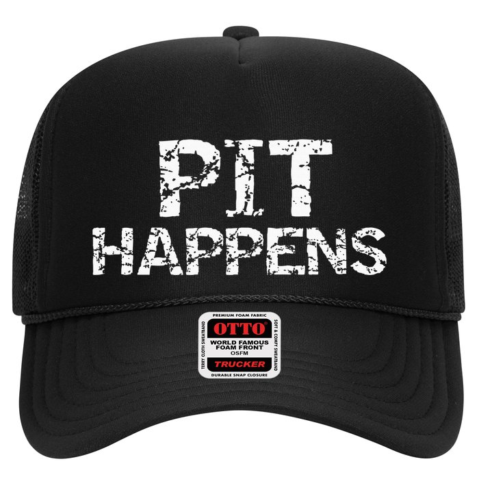 Funny Marching Band Percussion Pit Quote For Pit Happens Hat