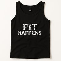 Funny Marching Band Percussion Pit Quote For Pit Happens Tank Top