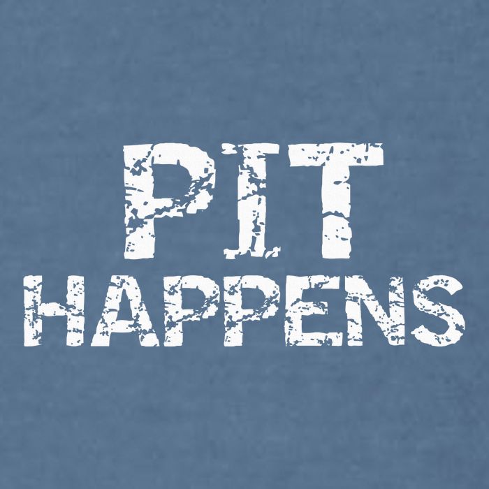 Funny Marching Band Percussion Pit Quote For Pit Happens Garment-Dyed Sweatshirt