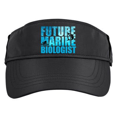 Future Marine BiologistOcean Study Gift Adult Drive Performance Visor