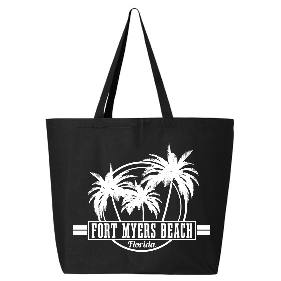 Fort Myers Beach Vintage Florida Surfer Gift 25L Jumbo Tote