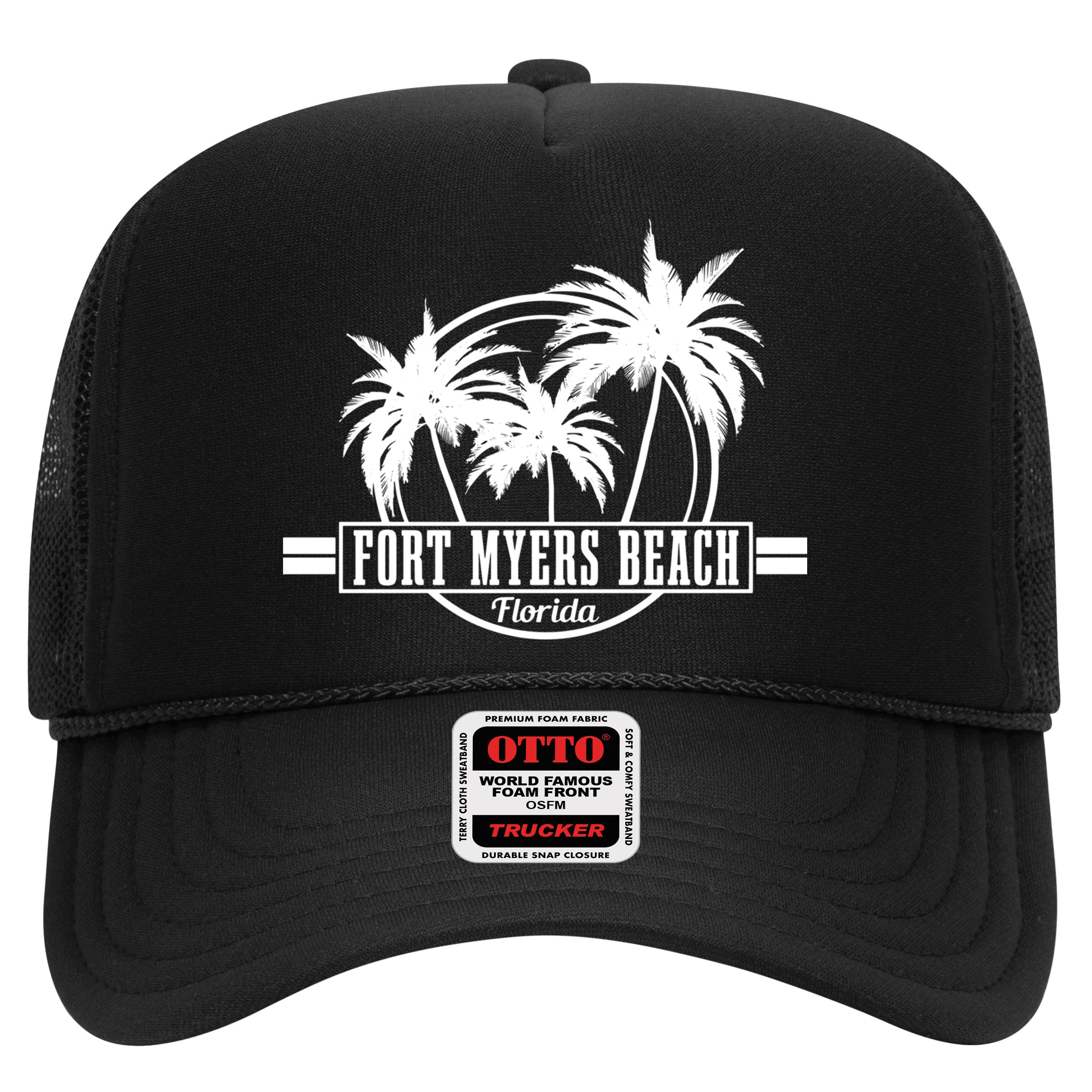 Fort Myers Beach Vintage Florida Surfer Gift Hat