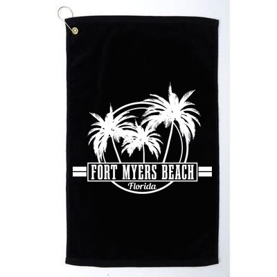 Fort Myers Beach Vintage Florida Surfer Gift Golf Towel