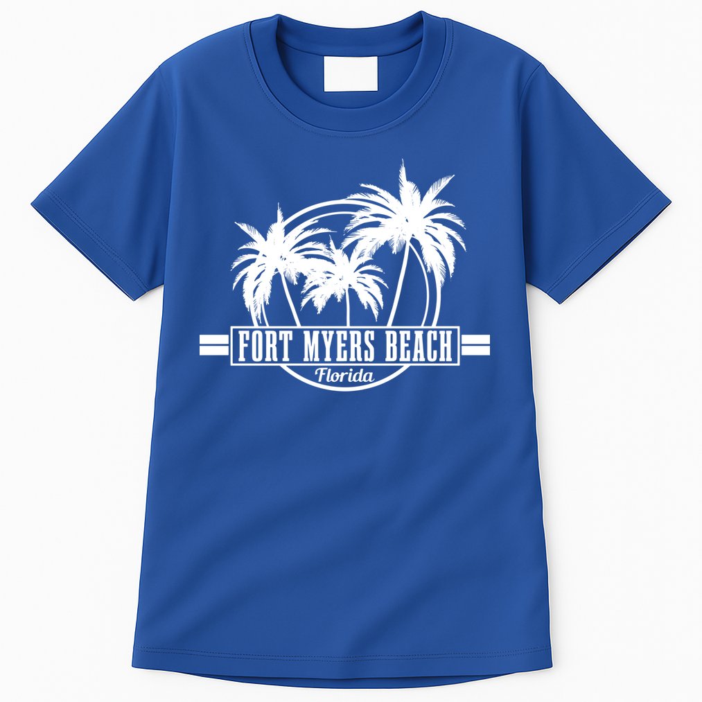 Fort Myers Beach Vintage Florida Surfer Gift Tall T-Shirt