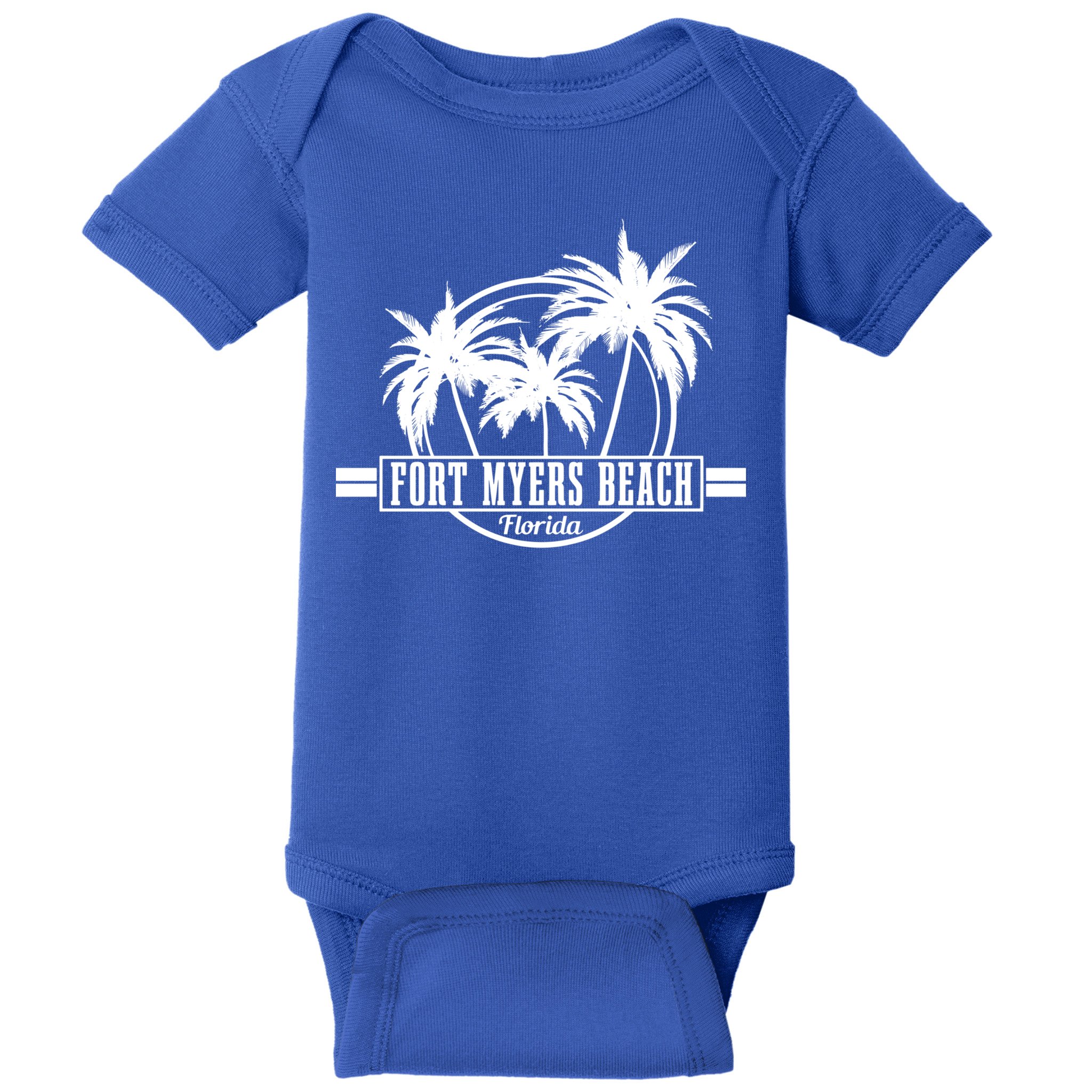 Fort Myers Beach Vintage Florida Surfer Gift Baby Bodysuit
