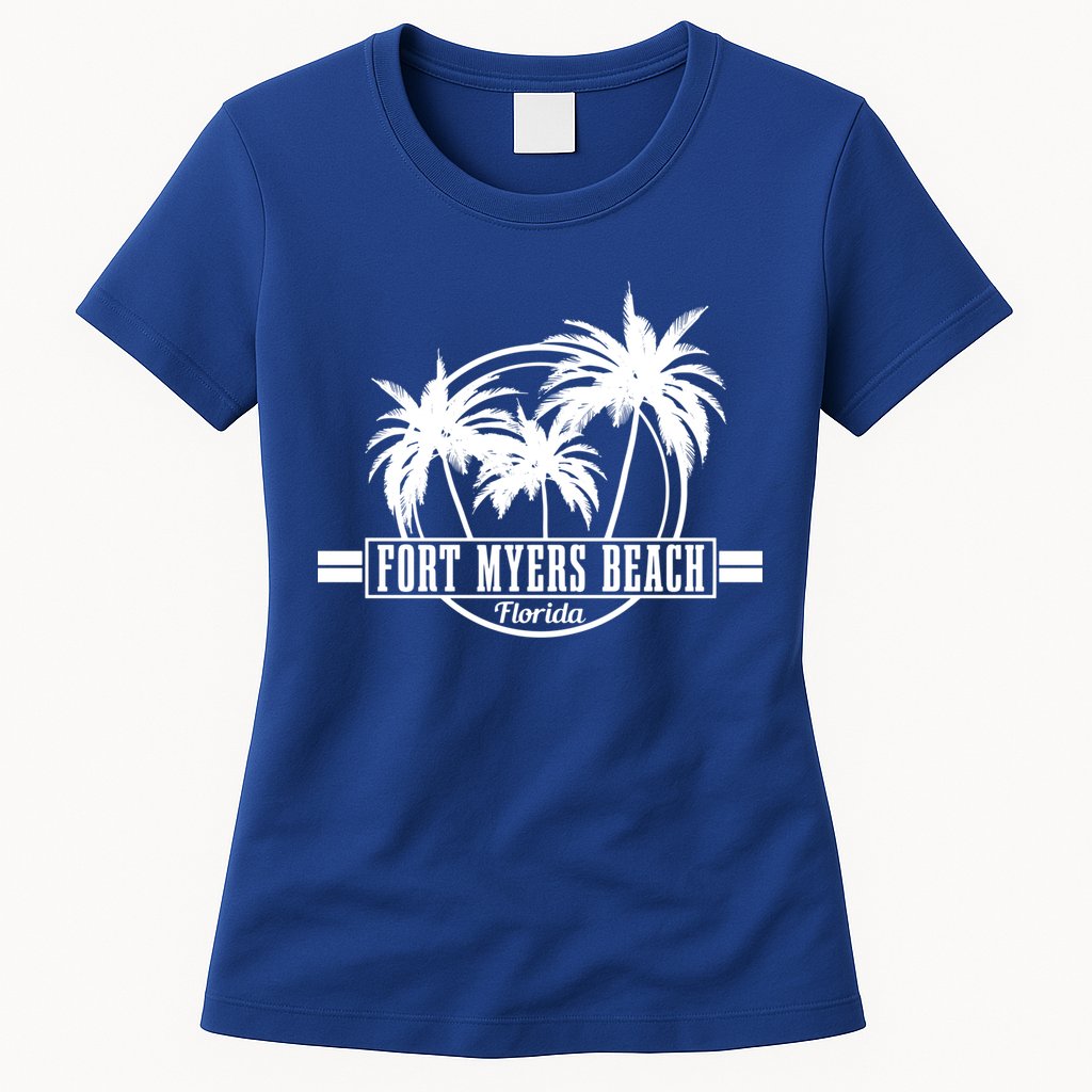 Fort Myers Beach Vintage Florida Surfer Gift Womens T-Shirt