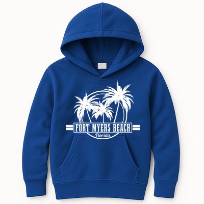 Fort Myers Beach Vintage Florida Surfer Gift Kids Hoodie