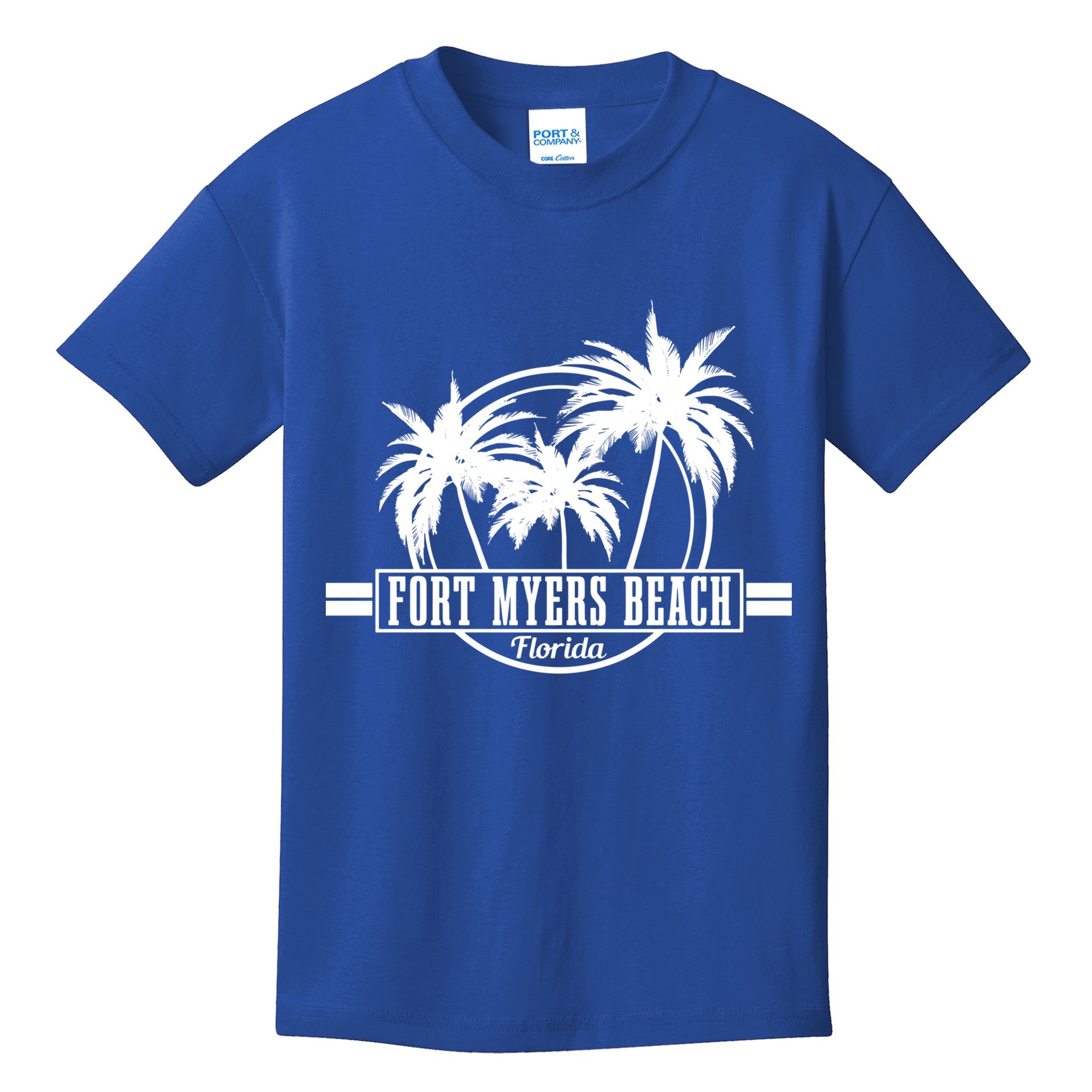Fort Myers Beach Vintage Florida Surfer Gift Kids T-Shirt