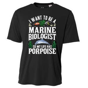 Future Marine Biology Gift Cool Science Biologist Cooling Performance Crew T-Shirt