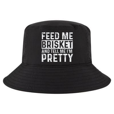 Feed Me Brisket Pitmaster BBQ Lover Smoker Grilling Cool Comfort Performance Bucket Hat