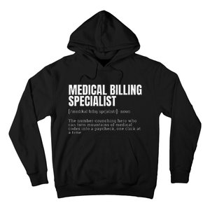 Funny Medical Billing Specialist Definition Hoodie