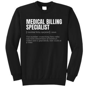 Funny Medical Billing Specialist Definition Sweatshirt