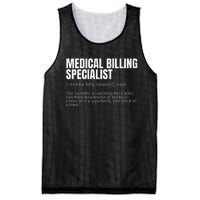 Funny Medical Billing Specialist Definition Mesh Reversible Basketball Jersey Tank