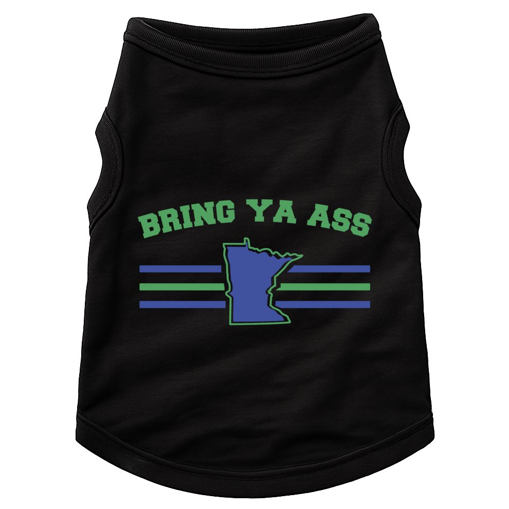 Funny Meme Bring Ya Ass Humor Cute Gift Doggie Tank