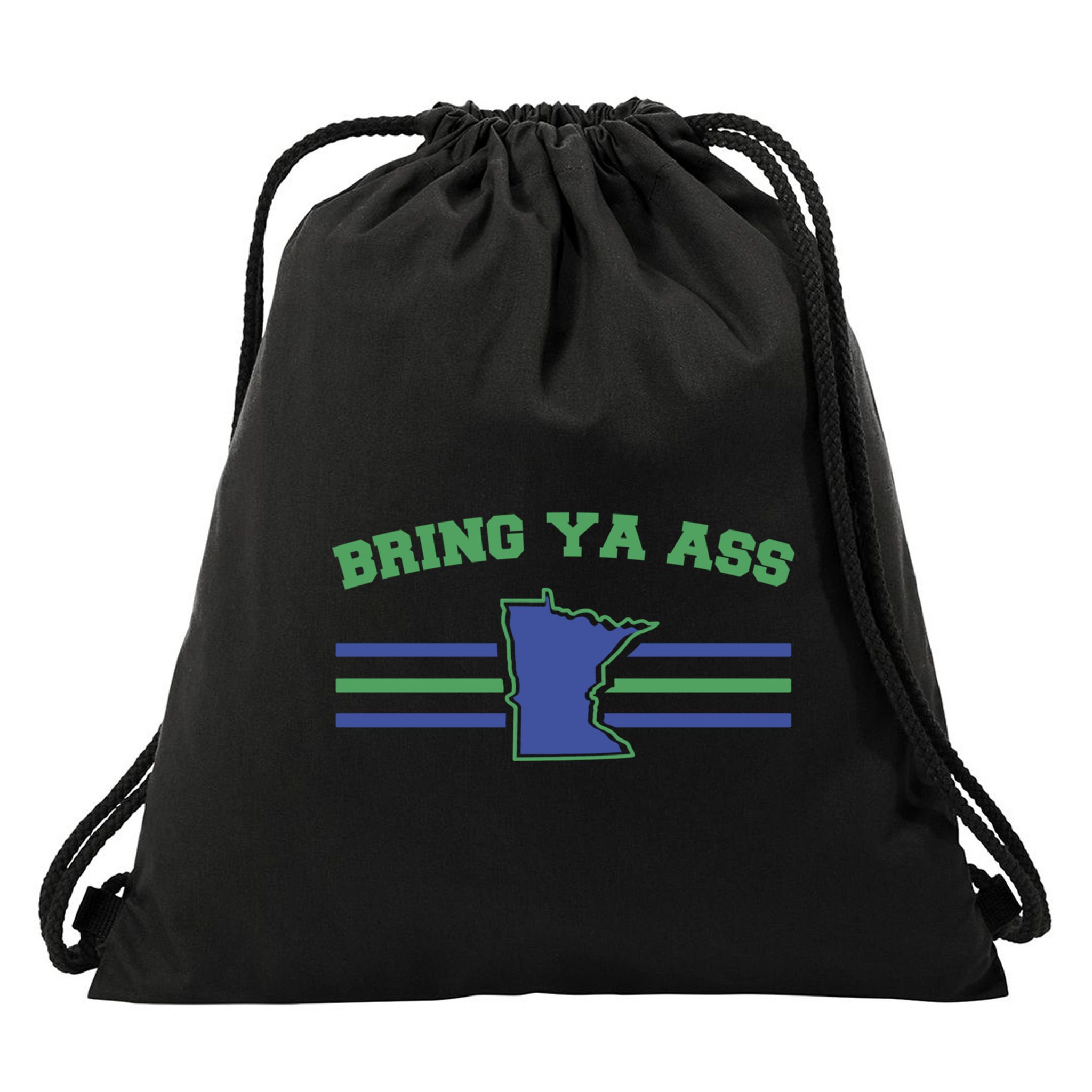 Funny Meme Bring Ya Ass Humor Cute Gift Drawstring Bag