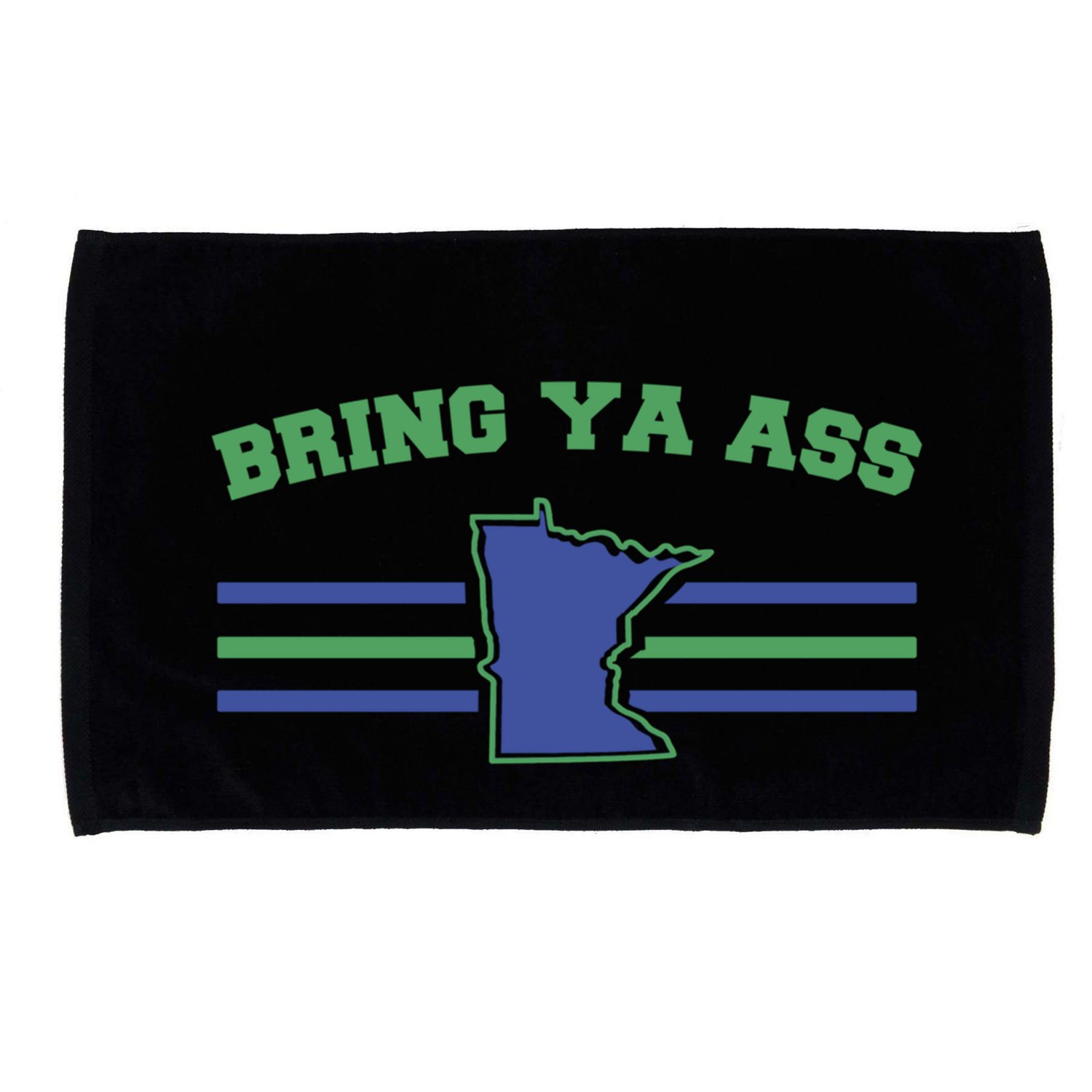 Funny Meme Bring Ya Ass Humor Cute Gift Microfiber Hand Towel