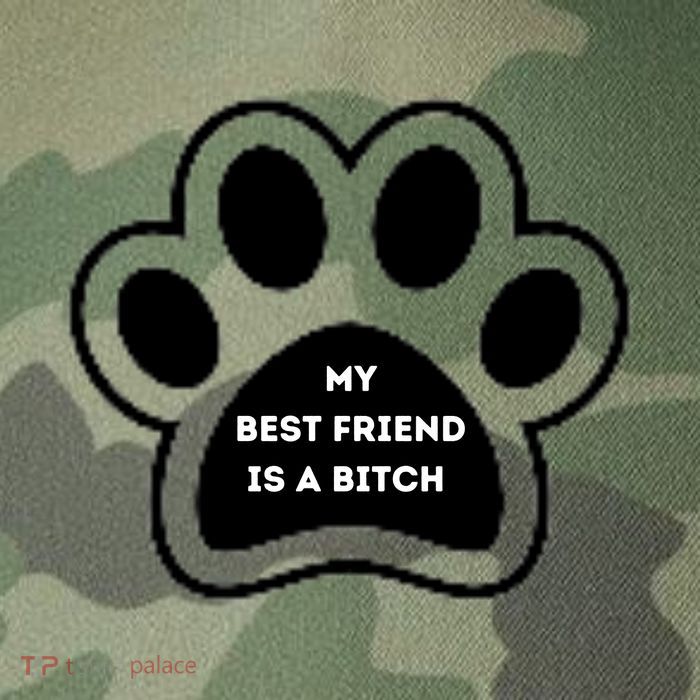 Funny My Best Friend Is A Bitch! Dog Lover Legacy Tie Dye Trucker Hat