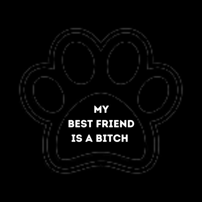 Funny My Best Friend Is A Bitch! Dog Lover 16 in Basic Backpack