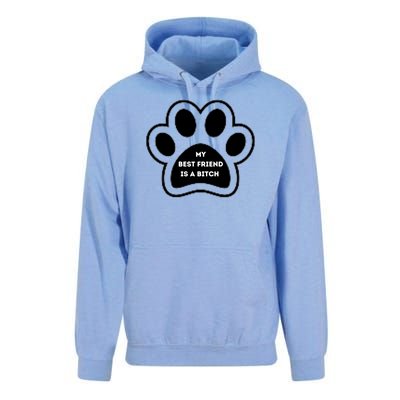 Funny My Best Friend Is A Bitch! Dog Lover Unisex Surf Hoodie