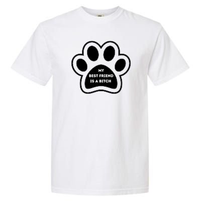 Funny My Best Friend Is A Bitch! Dog Lover Garment-Dyed Heavyweight T-Shirt