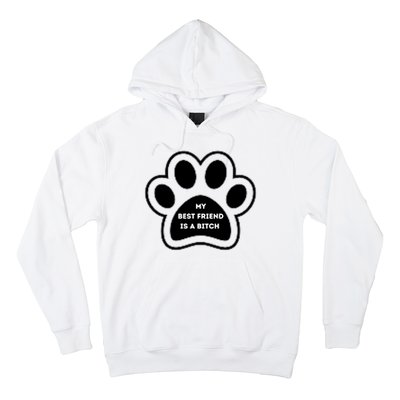 Funny My Best Friend Is A Bitch! Dog Lover Hoodie